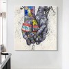 Graffiti Let's Go Hand in Hand Come Together Wall Art Motivation Pictures for Home Decor Office Room Decoration Canvas Painting